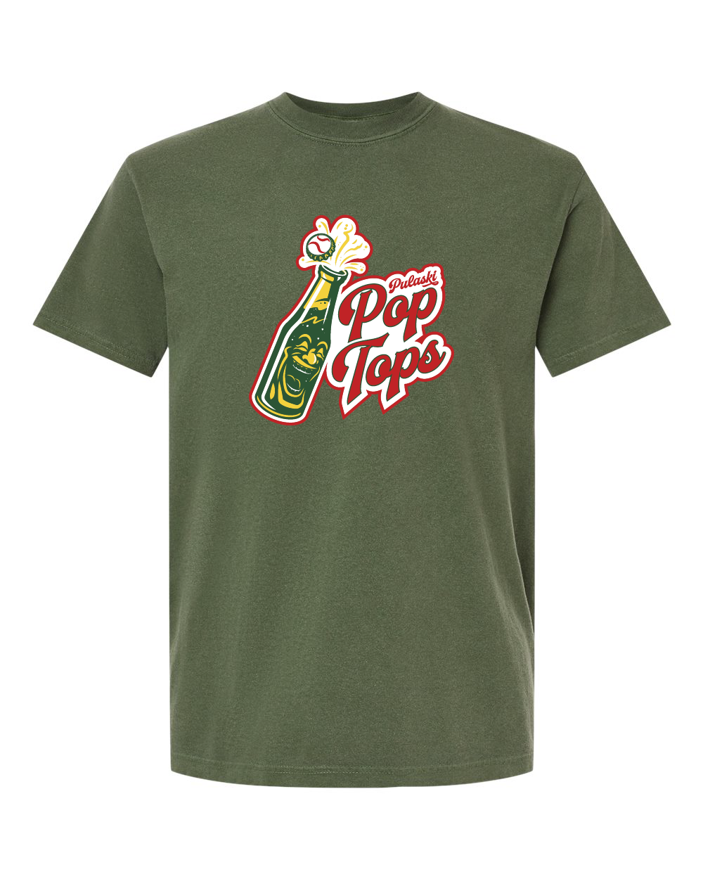 Pop Tops Premium Comfort Colors Unisex Garment-Dyed Heavyweight T-Shirt